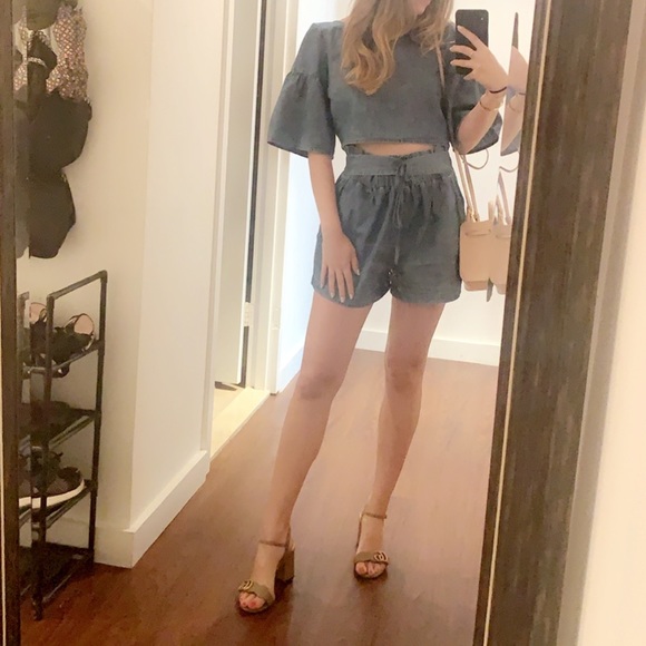 Ladder Back Denim Top BCBG Generation - Picture 7 of 8